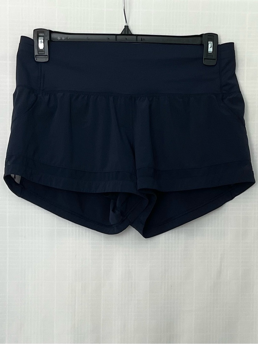 lululemon athletica navy Athletic Shorts with mesh insert
